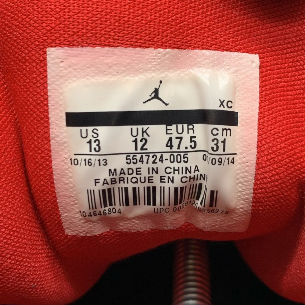 Jordan 1 Mid‎ Bred (2013) Shoes 554724-005 Men's Sz 13
